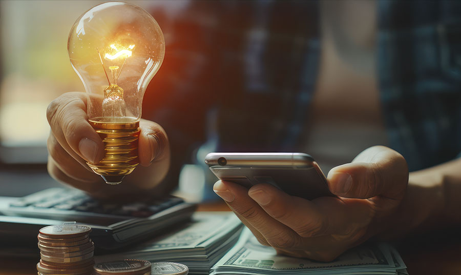 Business Idea: Financial Success and Innovation ahorro en tu factura de la luz